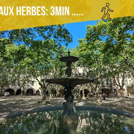 Ulysse, Appartement Spacieux Au Centre Historique D'Uzes En Rez-De-Chaussee Avec Exterieur, Proche Parking Des Marroniers Esterno foto