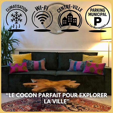 Ulysse, Appartement Spacieux Au Centre Historique D'Uzes En Rez-De-Chaussee Avec Exterieur, Proche Parking Des Marroniers Esterno foto