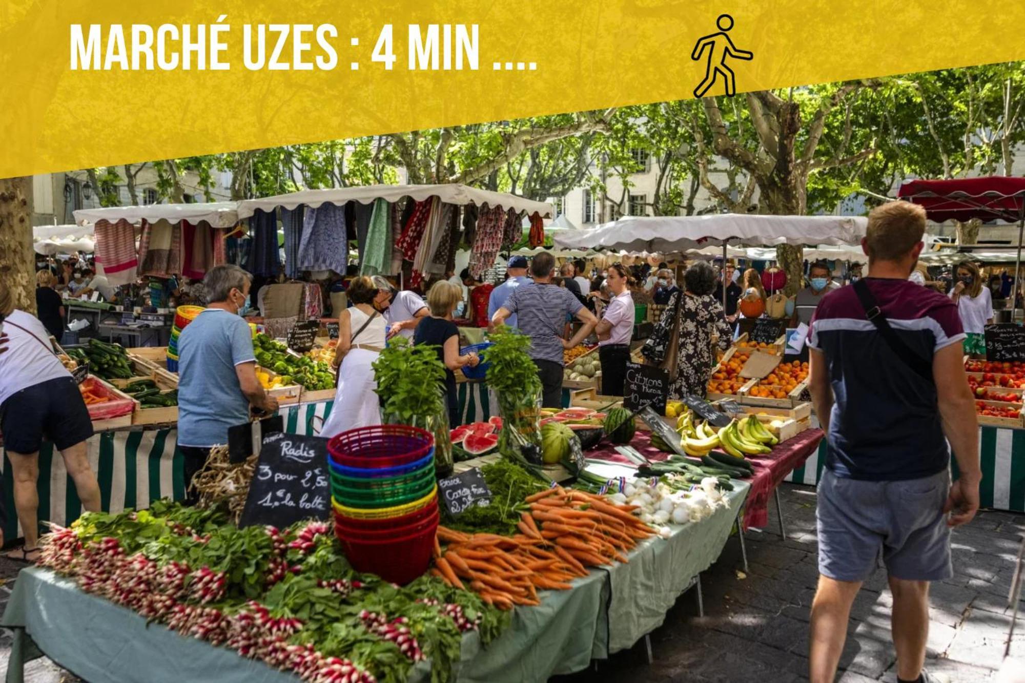 Ulysse, Appartement Spacieux Au Centre Historique D'Uzes En Rez-De-Chaussee Avec Exterieur, Proche Parking Des Marroniers Esterno foto